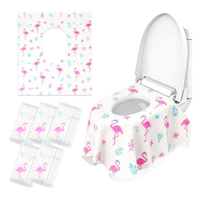 50 Pcs Funda De Asiento De Inodoro Desechable Impermeable | MercadoLibre