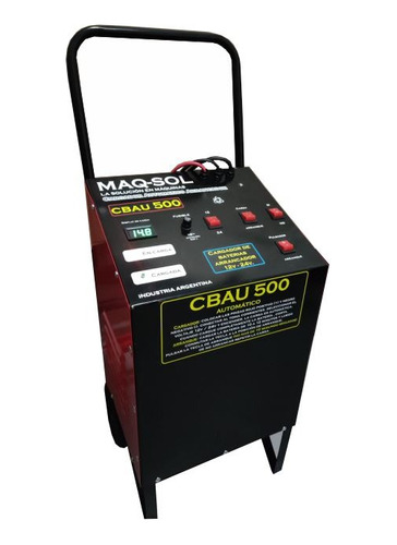 Cargador Electrónico  Automático Cbau500 De 12v Y 24v Indarg