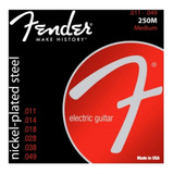 Encordado Fender Guitarra Eléctrica 250m - Cuerdas 011 / 049