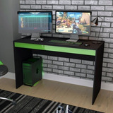 Mesa Gamer B23 Nova Mobile Preto/verde Bh