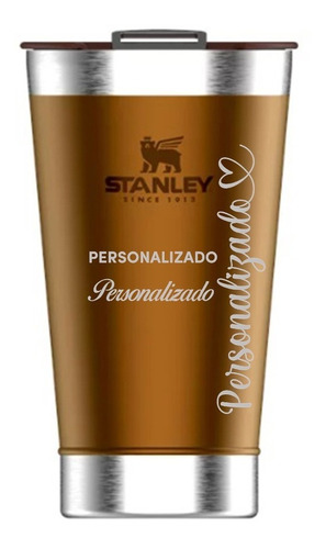Copo Stanley Personalizado - Com Tampa 473ml - Original