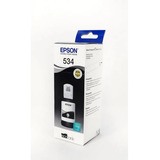 Botella De Tinta Epson T534 Negro