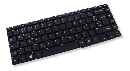 Teclado Para Notebook Samsung Np370e4k-kd2br Padrão Br Com Ç