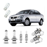 Kit Lampadas Polo 2003 A 2006 Halogena Farol Milha