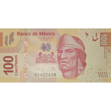 Billete 100 Pesos Nezahualcóyotl Familia F Sin Circular