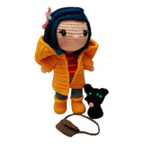 Coraline Y La Puerta Secreta Muñeca Amigurumi Tejida Crochet