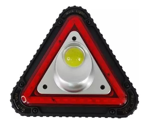 Triángulo Carretera Luz Led Emergencia Lampara Recargable 