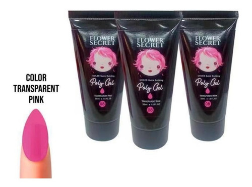 Polygel 30ml, Acrygel, Gel De Uñas, Uñas Acrilicas