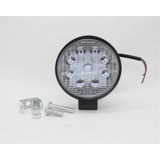 Reflector 9 Leds 27w Bivoltaje Redondo Azul