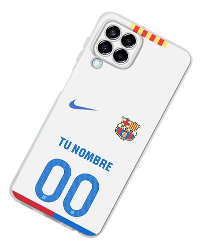 Funda Para Galaxy Barcelona Visita Personalizada Nombre