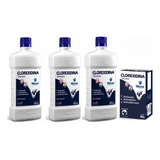 Kit C/3 Unidades Shampoo Clorexidina World 500ml + Sabonete