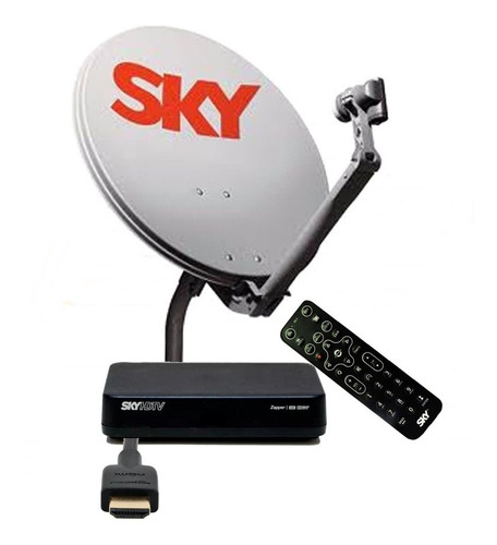 Antena Parabólica 60 Cm  Sky Conforto Com 1 Aparelho Em Hd