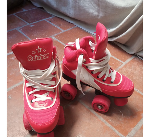 Patines Quads Rainbow 4 Ruedas Mujer Niño