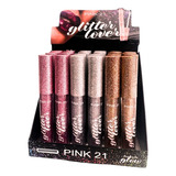 Brillo Labial Glitter Lover Pink 21 Tres Colores  