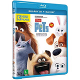 Blu-ray Pets - A Vida Secreta Dos Bichos 2d+3d (novo)