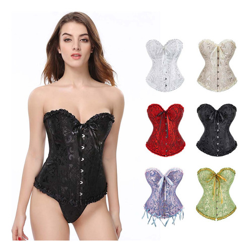 Cinturón Columbia Faja Corsette Victoriano Corset Bordado