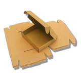 50 Cajas De Carton Microcorrugado De 19 X 17 X 4,5 Cm