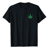 Camiseta Pequeña Con Hoja De Marihuana Cannabis 420 Weed