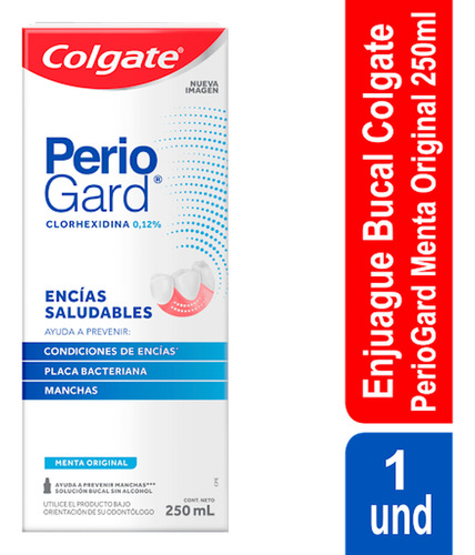 Enjuague Bucal Colgate Periogard Encías Saludables 250 Ml