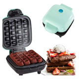 Máquina De Fazer Waffle Panqueca Grill Elétrica 110v 