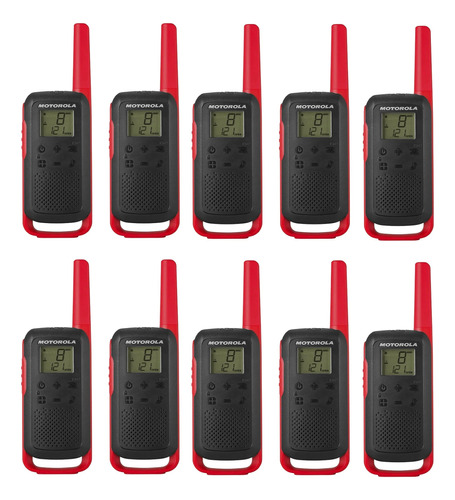 Rádio Comunicador Motorola Talkabout T210br Kit 5 Pares