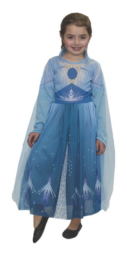 Disfraz Disney Frozen 2 Elsa Vestido Celeste Newtoys Manias
