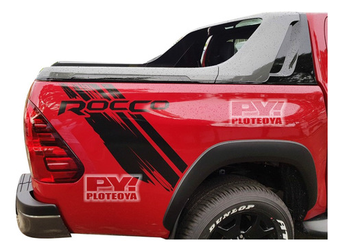 Calcos Franjas Rocco Compatible P/ Toyota Hilux Ploteoya