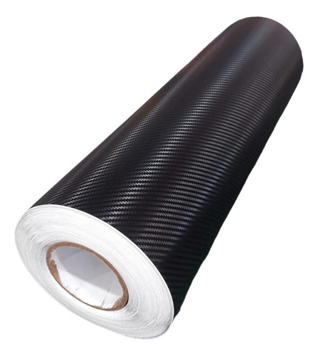 Vinilo Simil Fibra De Carbono Texturado 1.52m X 1.00 Polgraf