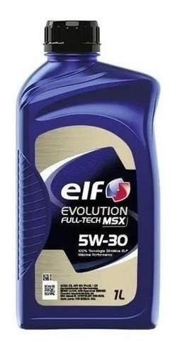 Aceite Elf Evolution Fulltech Msx 5w30 Sintético 1 Litro