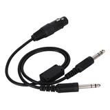 Cable Adaptador De Auriculares Airbus Xlr A Ga De Doble Cone