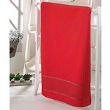 Toalha De Lavabo Para Bordar Bella - Döhler Cor 2900 - Vermelho