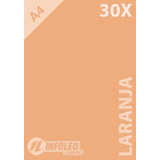 Papel Color Plus A4 180g Laranja Candy 30 Folhas