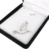 Dije Pajaro Colibri Plata 925 Alta Definiciòn Premium