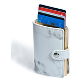 Billetera Mujer Cuero Limited Wallet - Tarjetero Rfid Marmol