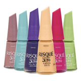 Kit Esmalte Risque Lançamento Do Meu Jeito 6 Cores