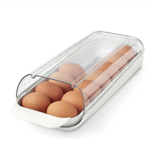 2 Pz Caja Organizador Huevos Huevera Para Refrigerador 