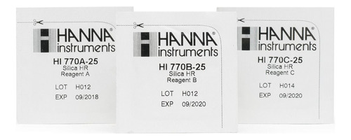Reactivos P Checker Silice Inter Alto 25 P Hanna Hi770-25