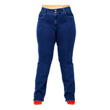 Pantalón Recto Britos Jeans Mujer Azul Curvy 501660