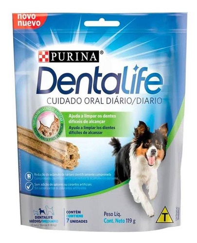 Purina Snack Dentalife 7 Unidades Perro Mediano 119g