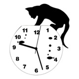 Relógio De Parede De Gato, Relógios Decorativos Para Peixe