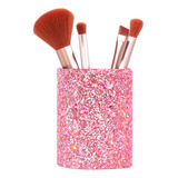 Bling Sequins Makeup Brush Holder, Cute Glitter Vanity Deco.