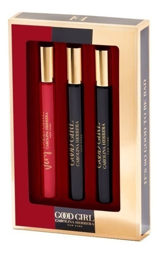 Perfume Mujer Carolina Herrera Good Girl 3 Minitallas Set