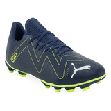 Botines De Futbol Puma Future Play Fg/ag Azul Solo Deportes