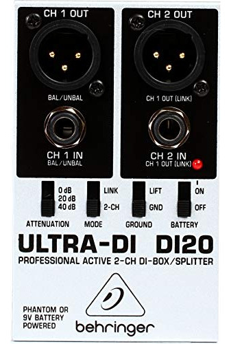 Di-box/divisor Activo Di20 Professional Behringer