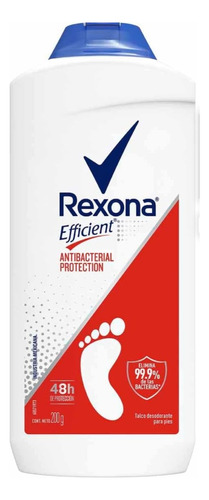 Rexona Efficient Desodorante Antibacterial Para Pies Talco 