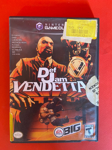 Fisico Nintendo Gamecube Def Jam Vendetta Original Usado