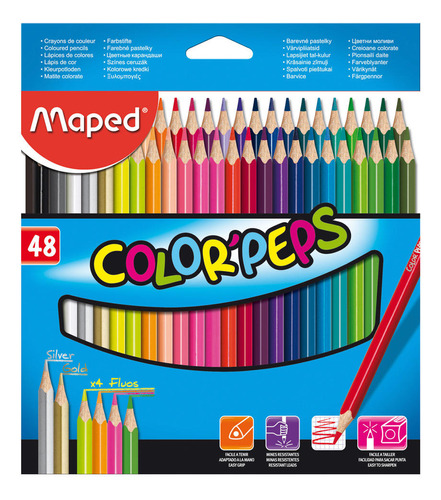 48 Lápices De Colores Color Pep's Maped