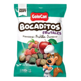 Golosina Sabroso Bocadito Blando Frutales X100grs Para Perro