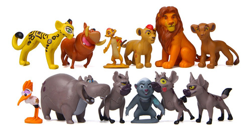 12pcs The Lion King Lion Guard Figura Juguete Modelo Regalo
