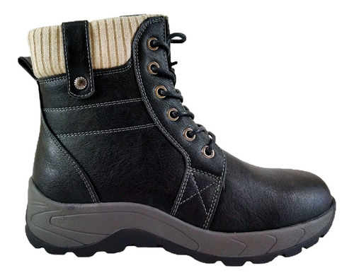 Botin Botas Casual De Mujer Taco Bajo 